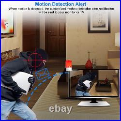 1080P 4CH CCTV Camera DVR Home Security System Kit IR Night Vision IP66 Outdoor
