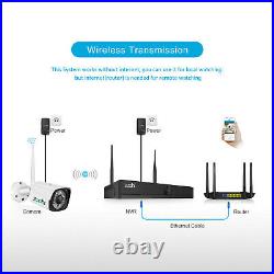 1080P 4/8CH HD WiFi Security Camera System Wireless Outdoor IP CCTV NVR Kit APP