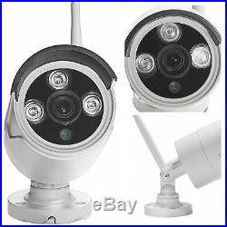 1080P 8CH Wifi Security NVR Kit 2.0MP Wireless Outdoor IP Night vision Cameras