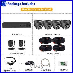 1080P HD Home CCTV Security System Kit 8CH HDMI DVR with 2MP Camera Night Vision