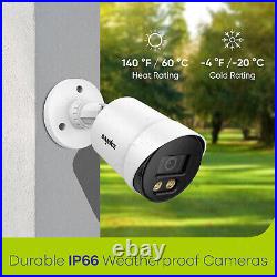 1080P SANNCE CCTV Camera System Color Night Vision 8CH DVR Home Surveillance Kit