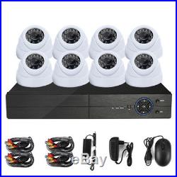 1080p 8 Channel DVR Security CCTV Kit with 8 Dome x 1080p Cameras With 1TB HDD