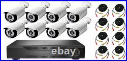 1080p 8 Channel DVR Security CCTV Kit with 8 x 1080p Cameras With 1TB HDD