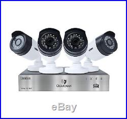 1080p HD Home Security Camera System 4CH DVR Kit HDMI Outdoor Night Vision SMART