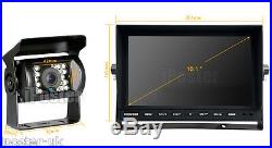 10.1 Quad Monitor Split screen HD CCD Reversing Camera 12V 24V 4 Package Kit
