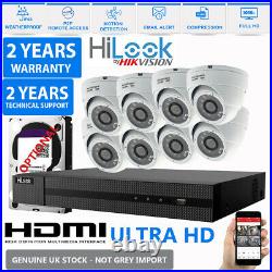 16CH Hikvision CCTV FULL HD 4K 5MP NightDay Outdoor DVR Home Security System Kit