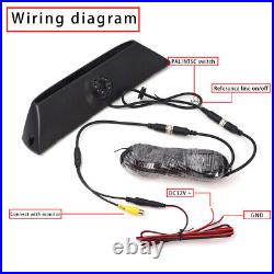 170° Night vision Car Rear View Rear Cam Brake Reversing Camera for IVECO Daily