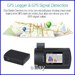 1.5 inch TFT 0906 Dual HD 1080P Lens Car Dash Camera GPS DVR Cam + Hard Wire Kit