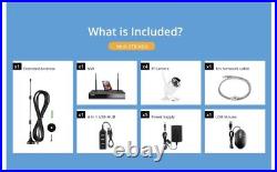 2TB SANNCE WLAN Wireless Wifi 8CH NVR 1080P CCTV Camera System Security Kit IR