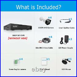 4CH 1080N AHD HDMI DVR Outdoor 3000TVL Camera Home CCTV Home Security System Kit