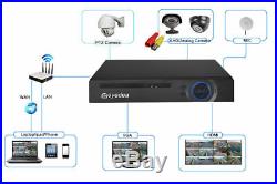 4CH 1080P AHD HDMI NVR 2MP Night Vision Home CCTV Security Camera Kit mtlc