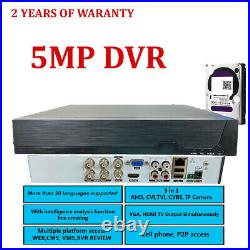 4CH 1080P CCTV DVR HDMI Outdoor 3000TVL Camera Home Video Security System Kit IR
