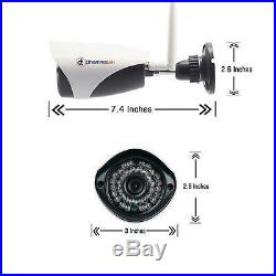 4CH 1080P HDMI Wireless CCTV System Camera WiFi Security DVR WLAN IP66 Kit