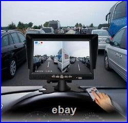 4CH 1080P Truck Bus Recorder Playback 4 Pcs Camera+7 Inch Video Monitor DVR Kits