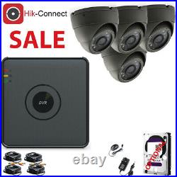 4CH 8CH CCTV FULLHD 1080P 2.4MP NightVision Outdoor DVR Home Security System Kit