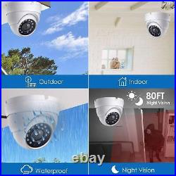 4CH DVR 1080P HD CCTV Security System Kit Home Surveillance Outdoor IR Camera