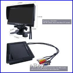 4CH GPS 720P HD AHD Car DVR Video Recorder Kit + Car Rear View Camera 7 Monitor