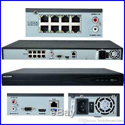 4CH NVR PoE 4K OEM Hikvision Security Surveillance 5MP IP Camera Kit Package