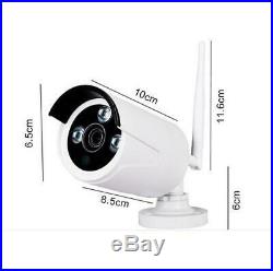 4CH Wireless CCTV 1080P DVR/NVR Kit 1080P Outdoor WiFi IP Camera Security System
