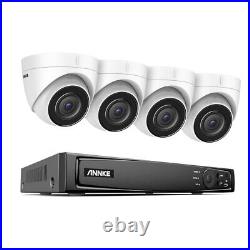 4K ANNKE CCTV System POE Audio IP Camera Security 8CH Video NVR Night Vision Kit