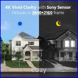 4K ANNKE CCTV System POE Audio IP Camera Security 8CH Video NVR Night Vision Kit
