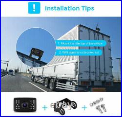 4Pin 20M 8 HD Monitor IR Waterproof Reversing Camera Kit for Caravan RVs Truck