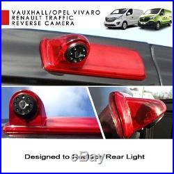 4.3 Dash Monitor Screen Brake Light Camera For Vauxhall Vivaro Renault Trafic