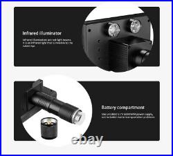 4.3'' HD Screen Hunting Night Vision IR Scope 850nm Infrared LEDs Waterproof Kit
