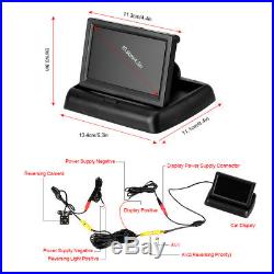 4.3 LCD Monitor Wired Car Rear View Kit+HD IR Night Vision Reversing Camera 170