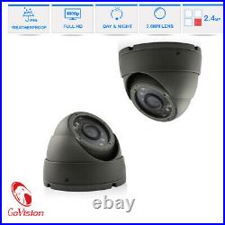4 8 16ch Hd Cctv System 1080p Camera Kit White Grey Dome Home Security Recorder