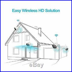 4 Zmodo HD 720P Home Surveillance Outdoor Wireless Security Camera System Kit