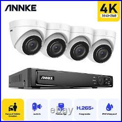 4k Annke Cctv System Ip Poe Nvr 8mp Audio Camera Ai Nightvision For Security Kit