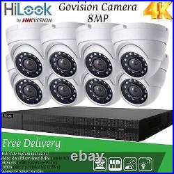 4k Cctv System Dvr 4ch 8ch Outdoor Dome 8mp Hd Camera Security Kit Night Vision