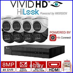 4k Cctv System Dvr 8ch Outdoor Dome 8mp VIVID Hd Camera Security Kit Nightvision