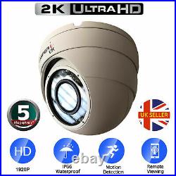 5MP 1080P 2K DVR Home Surveillance CCTV Kits Security Camera System IR Outdoor