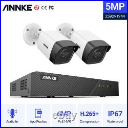 5MP ANNKE CCTV Camera System 8CH 6MP POE IP NVR Color Night Vision Security Kit