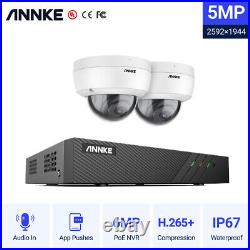 5MP ANNKE POE CCTV System 8CH 6MP Video NVR Home Security IP Camera Night Vision
