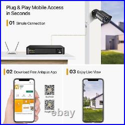 5MP CCTV Camera PoE System 4xIP Camera Home Security 8CH 5MP NVR 1TB HDD Kit