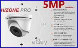 5MP CCTV Security System Kit With 4 NightVision Cameras + 1TB HDD + 22'' Monitor