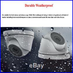 5MP CCTV Security System Kit With 4 NightVision Cameras + 1TB HDD + 22'' Monitor