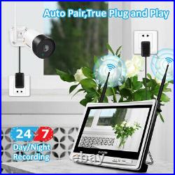 5MP HD Wireless CCTV Camera System Security Outdoor Home Wifi IP Monitor NVR Kit