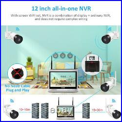 5MP HD Wireless CCTV Camera System Security Outdoor Home Wifi IP Monitor NVR Kit