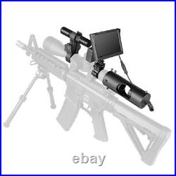 5 Night Vision Infrared Rifle Scope Hunting Sight 850nm LED IR Camera Monitor