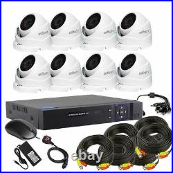 5mp Cctv Camera System 2tb 8 Ch Dvr 4k Outdoor Turbo Hd Home Security Cam Kit Uk