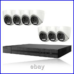 5mp Colorvu Outdoor Cctv Security 24/7 Colour Night Vision Camera System Kit