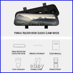 70mai Rearview Dash Cam Wide 1080P Auto Cam mirror car DVR 9.35'' Full Screen