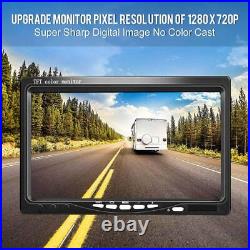 7'' Backup Camera Monitor Kit System Back Parking Night Vision For Caravan Truck