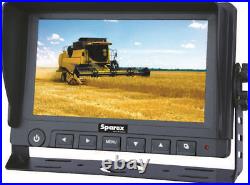 7 LCD Reversing Camera Kit, Suitable For Tractor, Lorry & Caravans