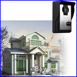 7 LCD Video Doorphone Doorbell Night Vision Home Security Intercom Systems Kits