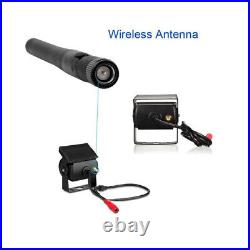 7 Monitor 2x Wireless Rear View Reverse Camera Kit for Lorry Truck Van Bus RVs